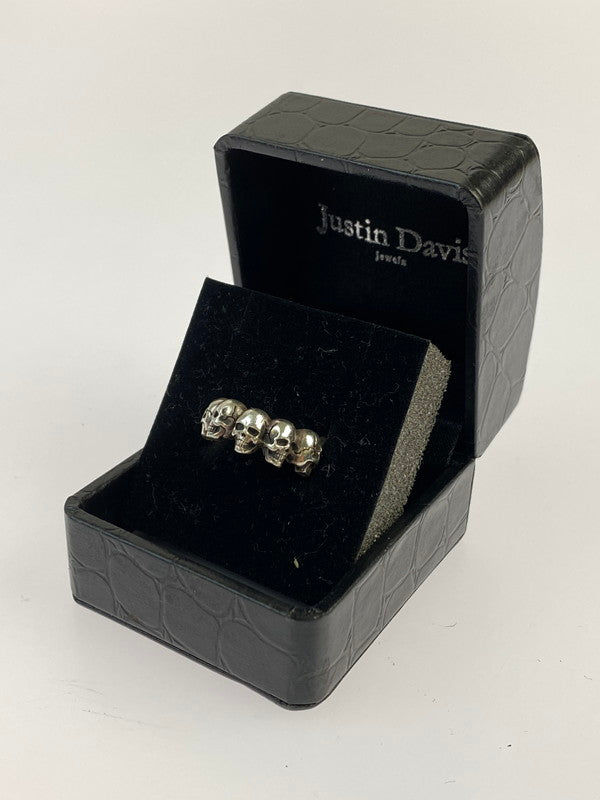 【中古品】【メンズ】 Justin Davis ジャスティンデイビス SKULLMATION RING 指輪 リング アクセサリー 192-240929-AS-9-min サイズ：13号 カラー：シルバー 万代Net店