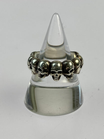 【中古品】【メンズ】 Justin Davis ジャスティンデイビス SKULLMATION RING 指輪 リング アクセサリー 192-240929-AS-9-min サイズ：13号 カラー：シルバー 万代Net店