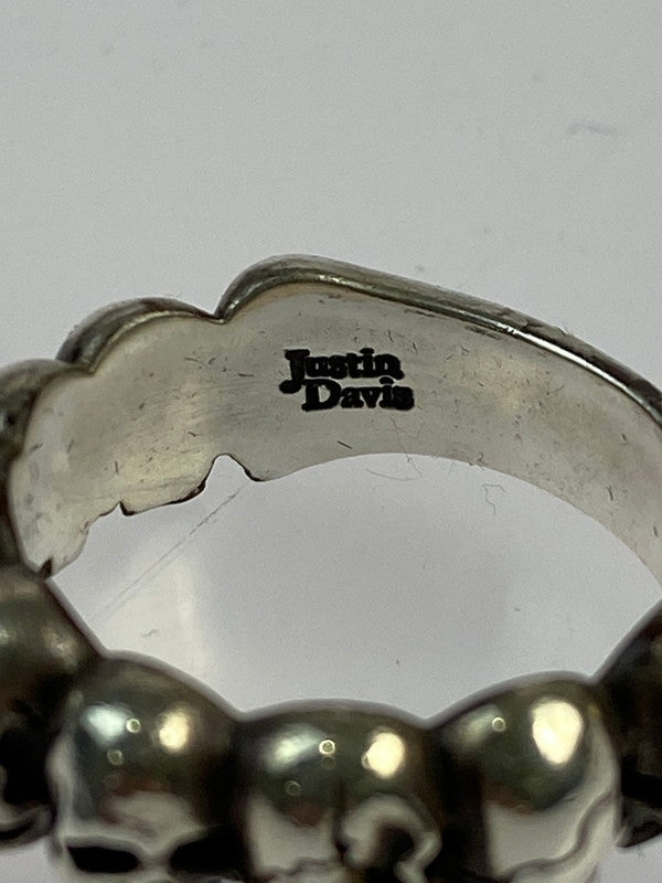 【中古品】【メンズ】 Justin Davis ジャスティンデイビス SKULLMATION RING 指輪 リング アクセサリー 192-240929-AS-9-min サイズ：13号 カラー：シルバー 万代Net店