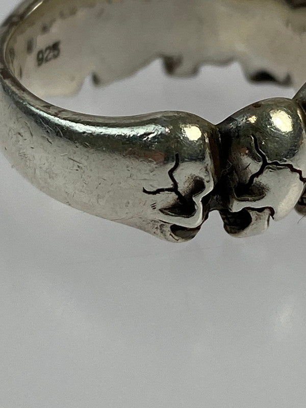 【中古品】【メンズ】 Justin Davis ジャスティンデイビス SKULLMATION RING 指輪 リング アクセサリー 192-240929-AS-9-min サイズ：13号 カラー：シルバー 万代Net店