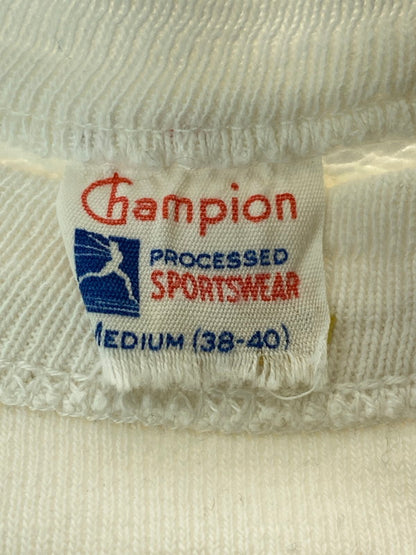 【中古品】【メンズ】  CHAMPION 50's SET-IN SLEEVE SWEATSHIRT チャンピオン スウェットシャツ トレーナー 小文字ランタグ トップス 146-240924-yn-15-min サイズ：M（38-40） カラー：ホワイト 万代Net店