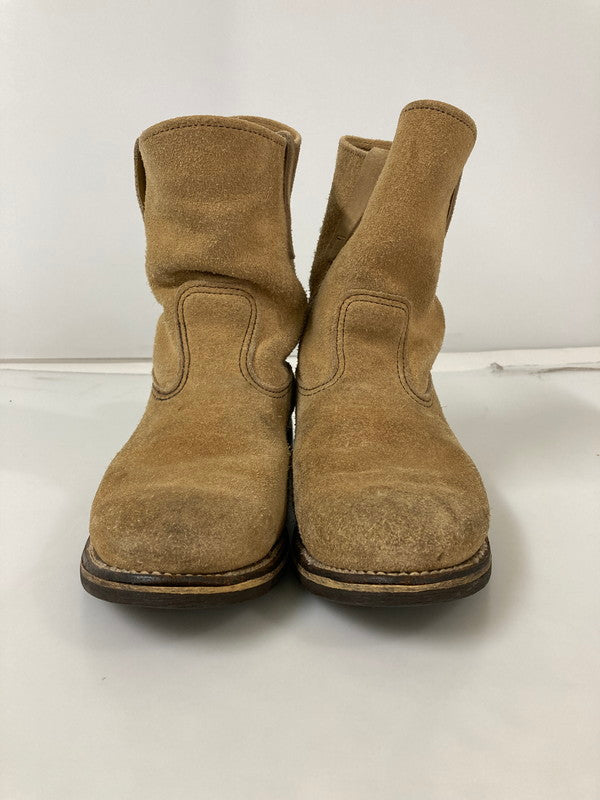 【中古品】【メンズ】 RED WING レッドウィング 縦(刺繍)羽タグ 90S"8168"ペコスブーツ 靴 シューズ ブーツ 164-240925-AS-13-min カラー：ベージュ 万代Net店