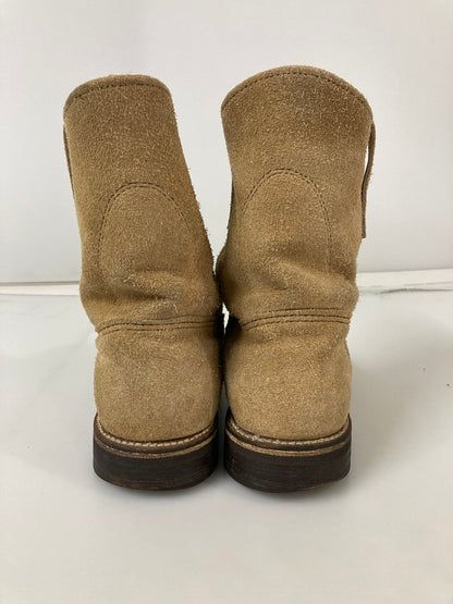 【中古品】【メンズ】 RED WING レッドウィング 縦(刺繍)羽タグ 90S"8168"ペコスブーツ 靴 シューズ ブーツ 164-240925-AS-13-min カラー：ベージュ 万代Net店