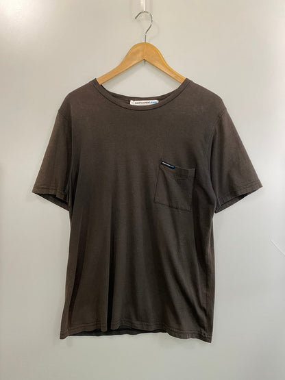 【中古品】【メンズ】 SAINTLAURENT JEANS サンローラン ジーンズ POCKET TEE ポケット ティー UK SG-11685 メンズ 半袖 Tシャツ ショートスリーブ 141-260704-hu-31-min サイズ：L カラー：ダークグレー系 万代Net店