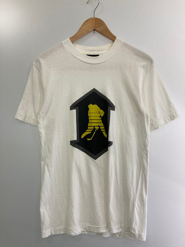 【中古品】【メンズ】  FORTY PERCENTS AGAINST RIGHTS フォーティー パーセント アゲインスト ライツ 90S PRINTED T-SHIRT プリント シャツ 半袖トップス Tシャツ 142-240924-me-05-min サイズ：M カラー：ホワイト 白 万代Net店