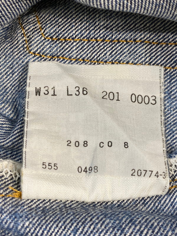 【現状渡し品】【メンズ】 Levi's リーバイス ボタン裏555 BIG E 201XX DENIM PANT デニムパンツ ボトムス 157-260410-jt-16-min サイズ：W31 カラー：インディゴ 万代Net店
