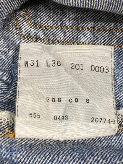 【現状渡し品】【メンズ】 Levi's リーバイス ボタン裏555 BIG E 201XX DENIM PANT デニムパンツ ボトムス 157-260410-jt-16-min サイズ：W31 カラー：インディゴ 万代Net店