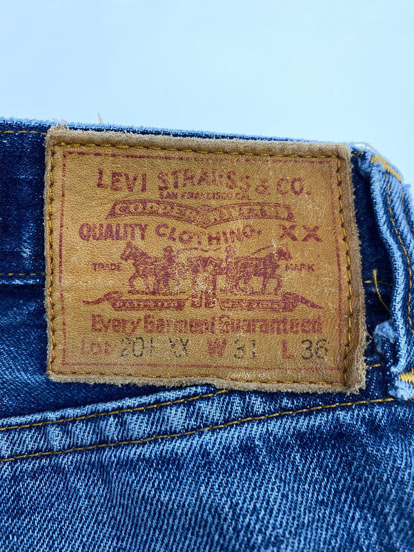 【現状渡し品】【メンズ】 Levi's リーバイス ボタン裏555 BIG E 201XX DENIM PANT デニムパンツ ボトムス 157-260410-jt-16-min サイズ：W31 カラー：インディゴ 万代Net店