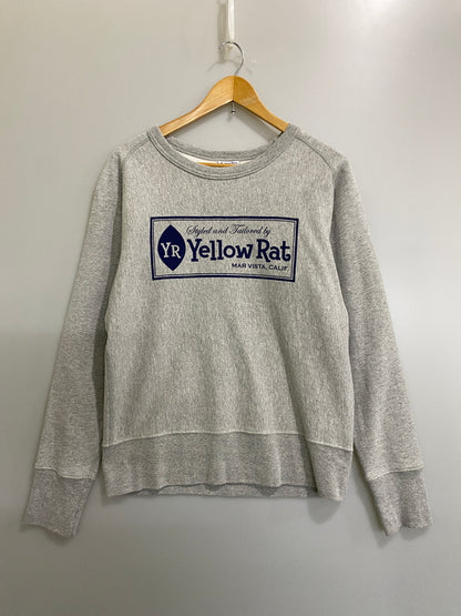 【中古品】【メンズ】 YELLOW RAT イエローラット YELLOW RAT CLASSIC BOX CREW クラシック ボックス クルー WS-YRT38 メンズ トップス スウェット 145-260702-hu-49-min サイズ：Ｓ カラー：グレー 万代Net店