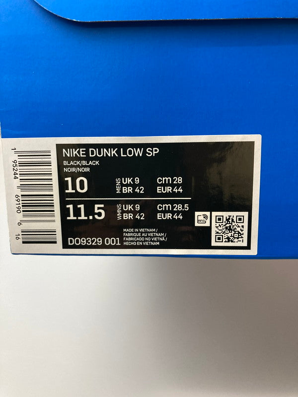 【中古品】【メンズ】 NIKE ナイキ ×UNDEFEATED DO9329-001 DUNK LOW SP"5 ON IT" 靴 シューズ スニーカー 160-240925-AS-22-min サイズ：28.0cm カラー：ブラック 万代Net店