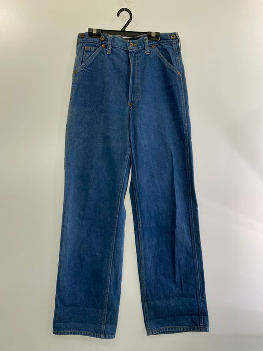 【中古品】【メンズ】  LEE BOSS OF THE ROAD リーボスオブザロード050-3641 70'S DENIM PAINTER PANTS デニム ボトムス 157-240925-AS-39-min サイズ：W30×L32 カラー：インディゴ 万代Net店