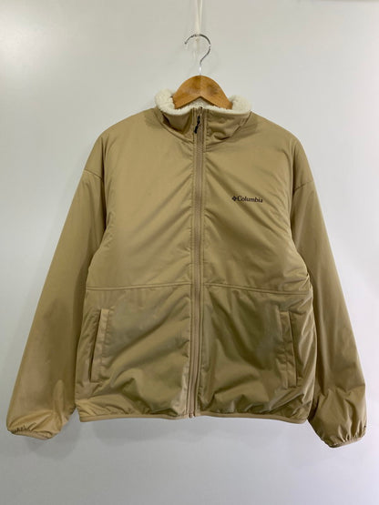 【中古品】【レディース】 Columbia コロンビア PL0505 ウィメンズシカゴアベニューリバーシブルフリースジャケット 168-240928-ks-20-min サイズ：L カラー：ベージュ系/ホワイト 万代Net店