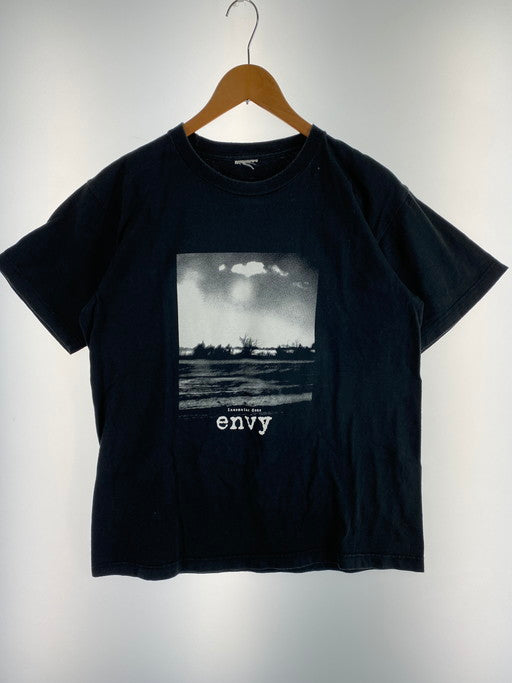 【中古品】【メンズ】  USED  INSOMNIAC DOZE ENVY PRINTED T-SHIRT ユーズド インソムニアックドーズ エンヴィ プリント Tシャツ トップス  146-250218-jt-09-min カラー：ブラック 万代Net店