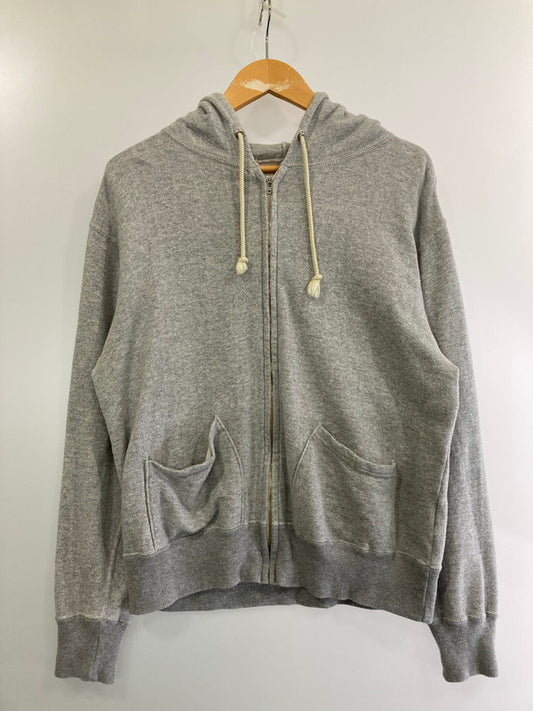 【中古品】【メンズ】 TENDERLOIN テンダーロイン T-ZIP UP PARKA ジップアップパーカー トップス 142-240926-yn-01-min サイズ：S カラー：グレー 万代Net店