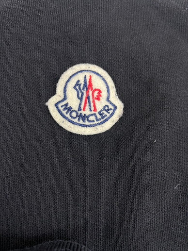 【中古品】【メンズ】 MONCLER モンクレール H10918G00047 22SS バックロゴプリント ジップアップスウェットパーカー 141-241008-NK-2-yok サイズ：S カラー：Black系 万代Net店