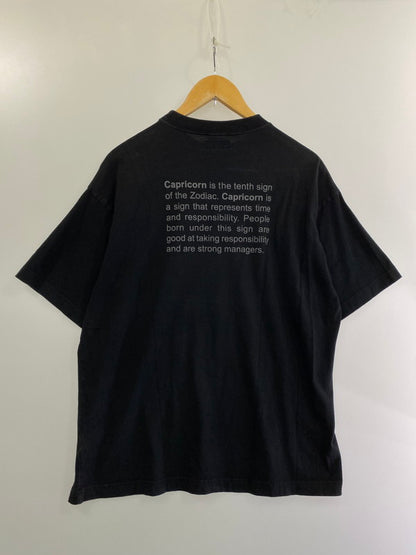 【中古品】【メンズ】  VETEMENTS 18SS CAPRICORN S/S TEE ヴェトモン ショートスリーブTシャツ 半袖Tシャツ トップス 142-240925-yn-18-min サイズ：XS カラー：ブラック 万代Net店