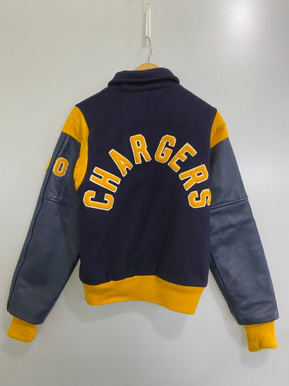 【中古品】【メンズ】  FORDHAM STADIUM JACKET フォーダム スタジアムジャケット アウター 146-240926-yn-17-min サイズ：38 カラー：ネイビー/イエロー 万代Net店