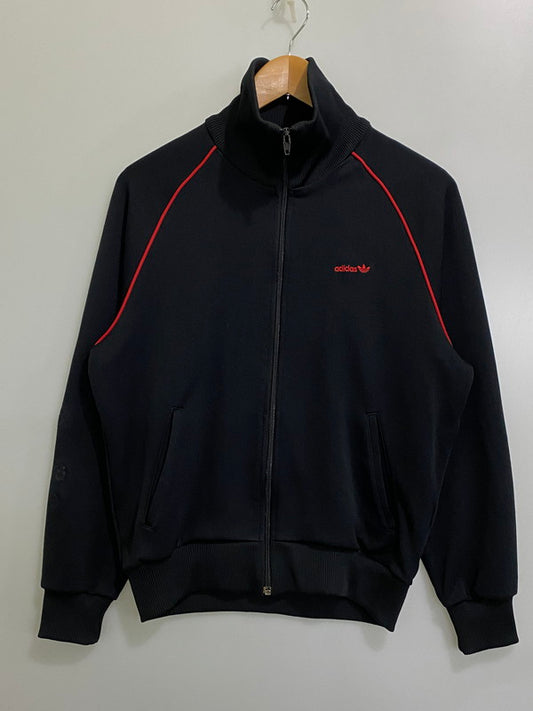 【中古品】【メンズ】 adidas アディダス 70's TRACK JACKET トラックジャケット ジャージ アウター 146-240926-yn-25-min サイズ：M カラー：ブラック 万代Net店