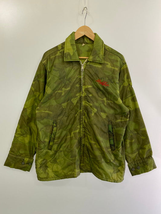 【中古品】【メンズ】  USED 70's OKINAWA SUKAJAN CAMO ユーズド スカジャン カモ アウター 146-240927-yn-28-min カラー：カモフラージュ 万代Net店