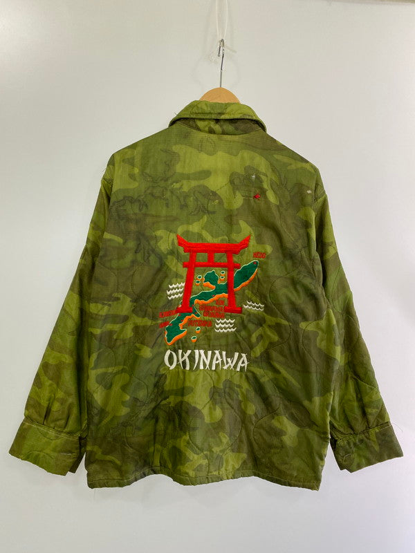 【中古品】【メンズ】  USED 70's OKINAWA SUKAJAN CAMO ユーズド スカジャン カモ アウター 146-240927-yn-28-min カラー：カモフラージュ 万代Net店