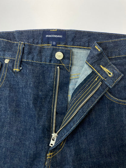 【中古品】【メンズ】 DESCENDANT ディセンダント DENIM PANT デニムパンツ ボトムス 153-240927-yn-02-min サイズ：2 カラー：インディゴ 万代Net店