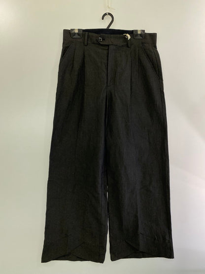 【中古美品】【メンズ】  TUITACI ついたち T24SS-PT06 WEATHER CLOTH TROUSER ウェザークロス トラウザーズ パンツ 151-240928-ks-17-min サイズ：3 カラー：ブラック 万代Net店