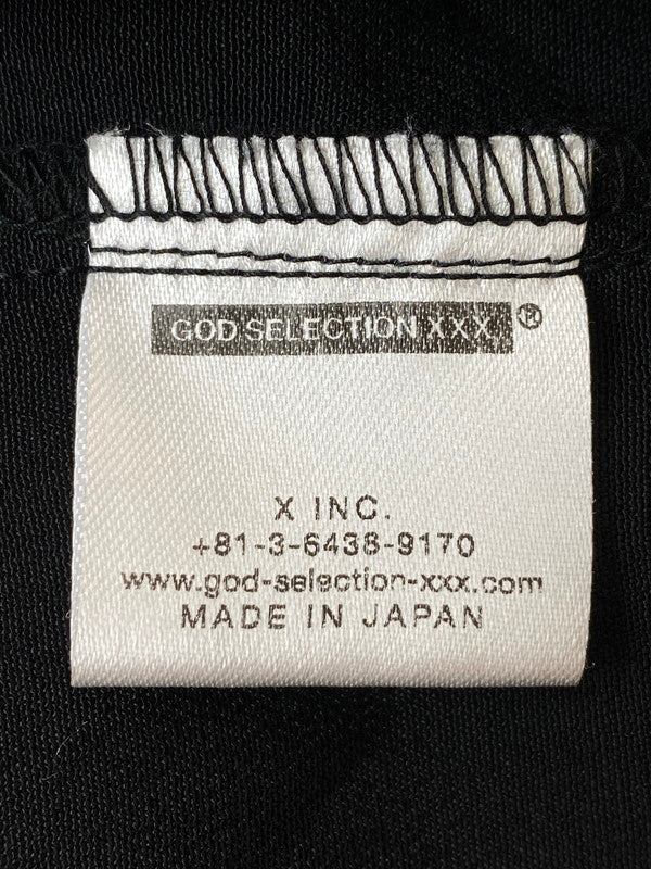 【中古品】【メンズ】  GOD SELECTION XXX S/S RAYON SHIRT ゴッドセレクション トリプルエックス ショートスリーブ レーヨンシャツ 半袖シャツ トップス 146-240927-yn-29-min サイズ：S カラー：ブラック 万代Net店