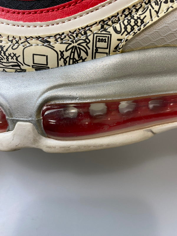 【中古品】【メンズ】 NIKE ナイキ CJ9780-600 AIR MAX 97 PREMIUM SNEAKER エアマックス スニーカー シューズ 靴 160-240929-ab-17-min サイズ：27cm カラー：UNIVERSITY RED/BLACK-WHITE 万代Net店