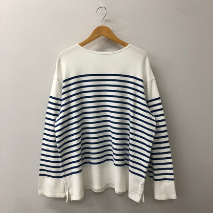 【中古品】【メンズ】  GRAPHPAPER グラフペーパー 22SS PANELBORDER L/S TEE GU221-70218 パネルボーダー ロングスリーブ Tシャツ トップス 長袖 140-250804-ts-10-tei サイズ：1 カラー：ホワイト 万代Net店