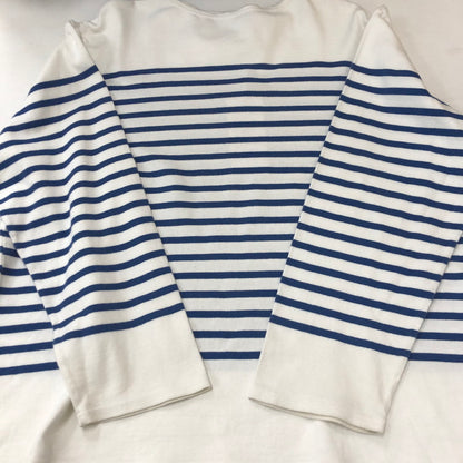 【中古品】【メンズ】  GRAPHPAPER グラフペーパー 22SS PANELBORDER L/S TEE GU221-70218 パネルボーダー ロングスリーブ Tシャツ トップス 長袖 140-250804-ts-10-tei サイズ：1 カラー：ホワイト 万代Net店