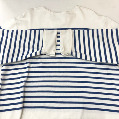 【中古品】【メンズ】  GRAPHPAPER グラフペーパー 22SS PANELBORDER L/S TEE GU221-70218 パネルボーダー ロングスリーブ Tシャツ トップス 長袖 140-250804-ts-10-tei サイズ：1 カラー：ホワイト 万代Net店