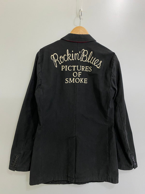 【中古品】【メンズ】 WACKO MARIA ワコマリア ROCK IN BLUES テーラードジャケット アウター 140-241002-ks-01-min サイズ：M カラー：ブラック 万代Net店