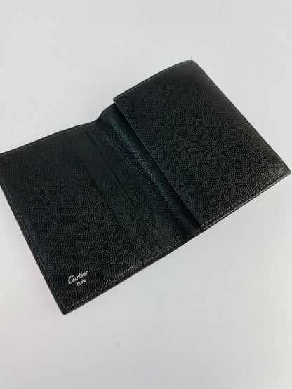 【中古品】【メンズ/レディース】 CARTIER カルティエ CARD CASE サントス ドゥ カルティエ カードケース 181-241003-yn-12-min カラー：ブラック 万代Net店