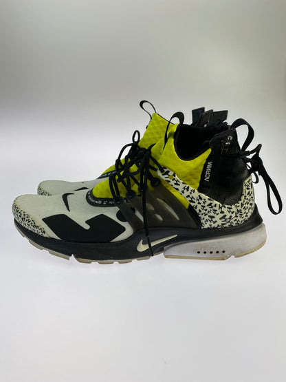 【中古品】【メンズ】 NIKE ナイキ AIR PRESTO MID ACRONYM AH7832-100 エア プレスト ミッド アクロニウム スニーカー 靴 160-241003-yn-16-min サイズ：28.0cm US10 カラー：WHITE/BLACK-DYNAMIC YELLOW 万代Net店