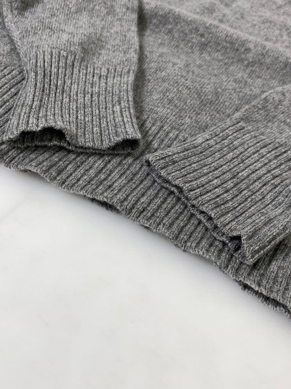 【中古品】【メンズ】 VISVIM ビズビム 0114205012005 LS WOOL KNIT TOPS ウールニット トップス 142-241001-me-07-min サイズ：1 カラー：グレー 万代Net店