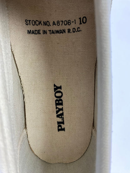 【中古品】【メンズ】 PLAYBOY プレイボーイ 70-80S SLIP-ON(DEADSTOCK) 8706-1 ビンテージ スリッポン デッドストック スニーカー 163-241003-em-2-min サイズ：28cm カラー：ホワイト 万代Net店