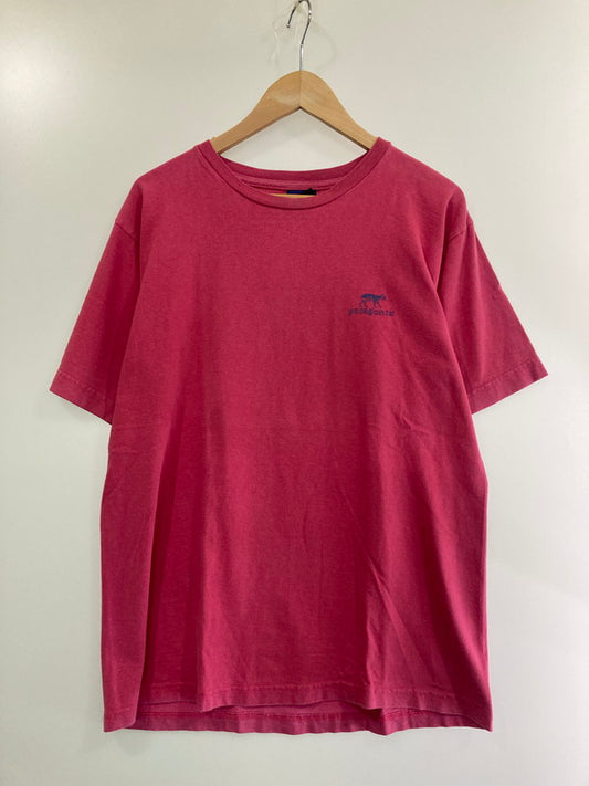 【中古品】【メンズ】 patagonia パタゴニア USA製 80S 絶滅T 半袖Tシャツ トップス 144-241001-ks-24-min サイズ：M カラー：ピンク 万代Net店