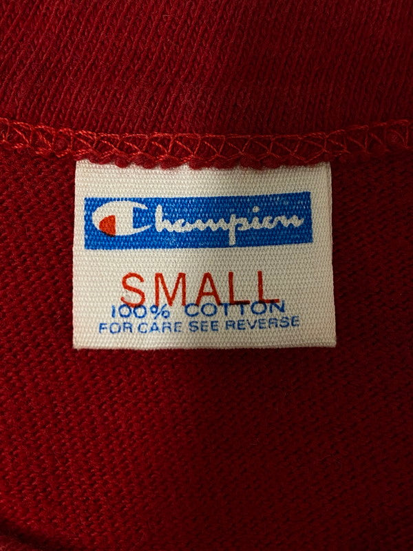 【中古品】【メンズ】 Champion チャンピオン バータグ後期 70-80SEDEN PRAIRIEFOOTBALL T-SHIRT 半袖 146-241007-AS-20-min サイズ：S カラー：レッド/ホワイト 万代Net店