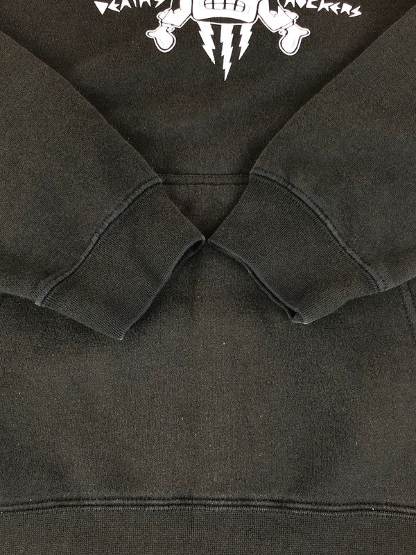 【中古品】【メンズ】 STUSSY ステューシー 00's DEATH'S ROCKERS L/S HOODIE デスロッカーズ ロングスリーブ フーディー パーカー トップス 142-251009-rt-12-tag サイズ：S カラー：ブラック 万代Net店