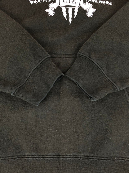 【中古品】【メンズ】 STUSSY ステューシー 00's DEATH'S ROCKERS L/S HOODIE デスロッカーズ ロングスリーブ フーディー パーカー トップス 142-251009-rt-12-tag サイズ：S カラー：ブラック 万代Net店