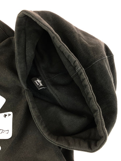 【中古品】【メンズ】 STUSSY ステューシー 00's DEATH'S ROCKERS L/S HOODIE デスロッカーズ ロングスリーブ フーディー パーカー トップス 142-251009-rt-12-tag サイズ：S カラー：ブラック 万代Net店