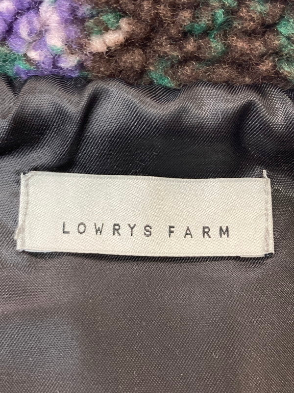 【中古品】【レディース】 LOWRYS FARM ローリーズファーム × GERRY LF800278TS LS FLEECE JACKET アウター フリース 169-241006-AS-11-min サイズ：M カラー：ブラウン系 万代Net店