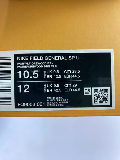 【LIFTる。景品】【中古品】【メンズ】 NIKE ナイキ × UNION ユニオン FIELD GENERAL SP FQ9003-001 フィールド ジェネラル スペシャル ユニオン スニーカー 160-241007-em-14-min サイズ：28.5cm カラー：アイボリー/ライトオレウッド ブラウン 万代Net店