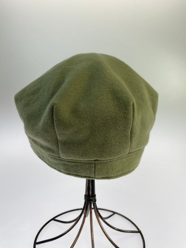 【中古品】【メンズ】 Vivienne Westwood ヴィヴィアンウエストウッド ”UNIVERSITY OF PEACE”HAT 帽子 キャスケット 185-241013-AS-8-min サイズ：M カラー：カーキ 万代Net店