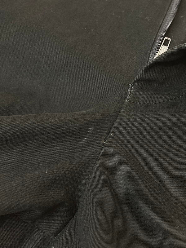 【中古品】【メンズ】 ISSEY MIYAKE-WHITE LABEL- イッセイミヤケ ホワイトレーベル ME32FF540 コットンツイルパンツ 151-241009-ks-25-min サイズ：1 カラー：ブラック 万代Net店