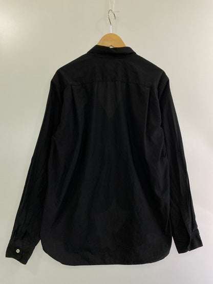 【中古品】【メンズ】 COMME des GARCONS HOMME PLUS コムデギャルソンオムプリュス PT-B028 ポリ縮再構築ジップシャツ 長袖 140-241008-AS-3-min サイズ：S カラー：ブラック 万代Net店