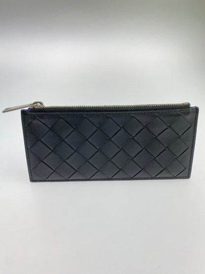 【中古品】【メンズ】 BOTTEGAVENETA ボッテガヴェネタ BOTTEGA VENETA 629680 イントレチャート ポケット付き ロングウォレット 長財布 181-241007-me-01-min カラー：ブラック　黒 万代Net店