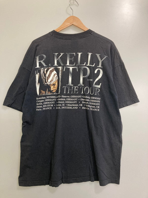 【中古品】【メンズ】  00S R.KELLY TP-2.COM TOUR T-SHIRT 半袖Tシャツ トップス 146-241007-me-21-min サイズ：XL カラー：ブラック 黒 万代Net店