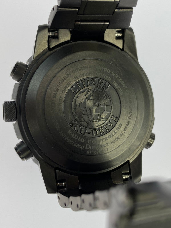 【中古品】【メンズ】 CITIZEN シチズン PROMASTER SKY JY8025-59E プロマスター スカイ エコドライブ 電波 腕時計 197-241011-yn-04-min カラー：ブラック 万代Net店