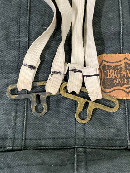 【現状渡し品】【メンズ】 BIGSMITH ビッグスミス ロシア製 DUCK OVERALL H93100BK ダックオーバーオール 157-260409-SH-04-min サイズ：42-44 カラー：ブラック 万代Net店